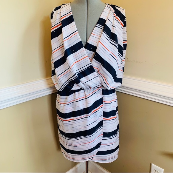 BCBGeneration Dresses & Skirts - BCBGeneration Striped Casual Sleeveless Dress Med